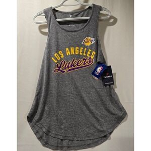 Fanatics Los Angeles Lakers Womens Tank Top Gray XL Officially Licensed